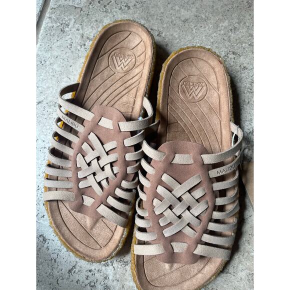 MALIBU SANDALS Cove Vegan Leather Slide Size 11 US NWT - Picture 10 of 12